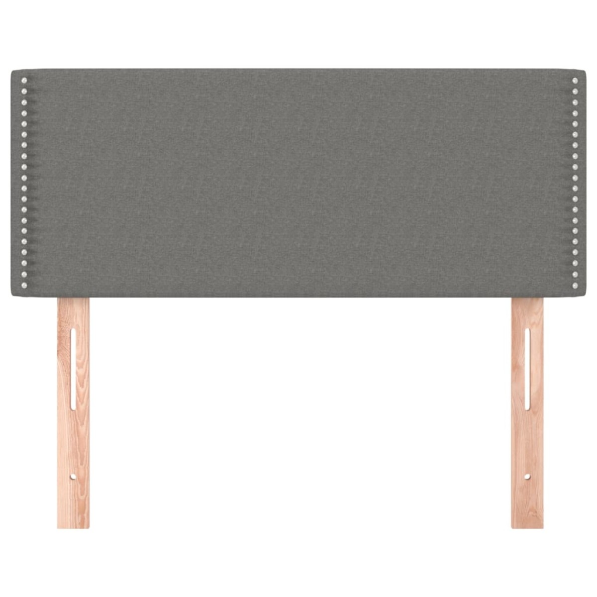 vidaXL Κεφαλάρι Κρεβατιού Σκούρο Γκρι 100x5x78/88 εκ. Υφασμάτινο
