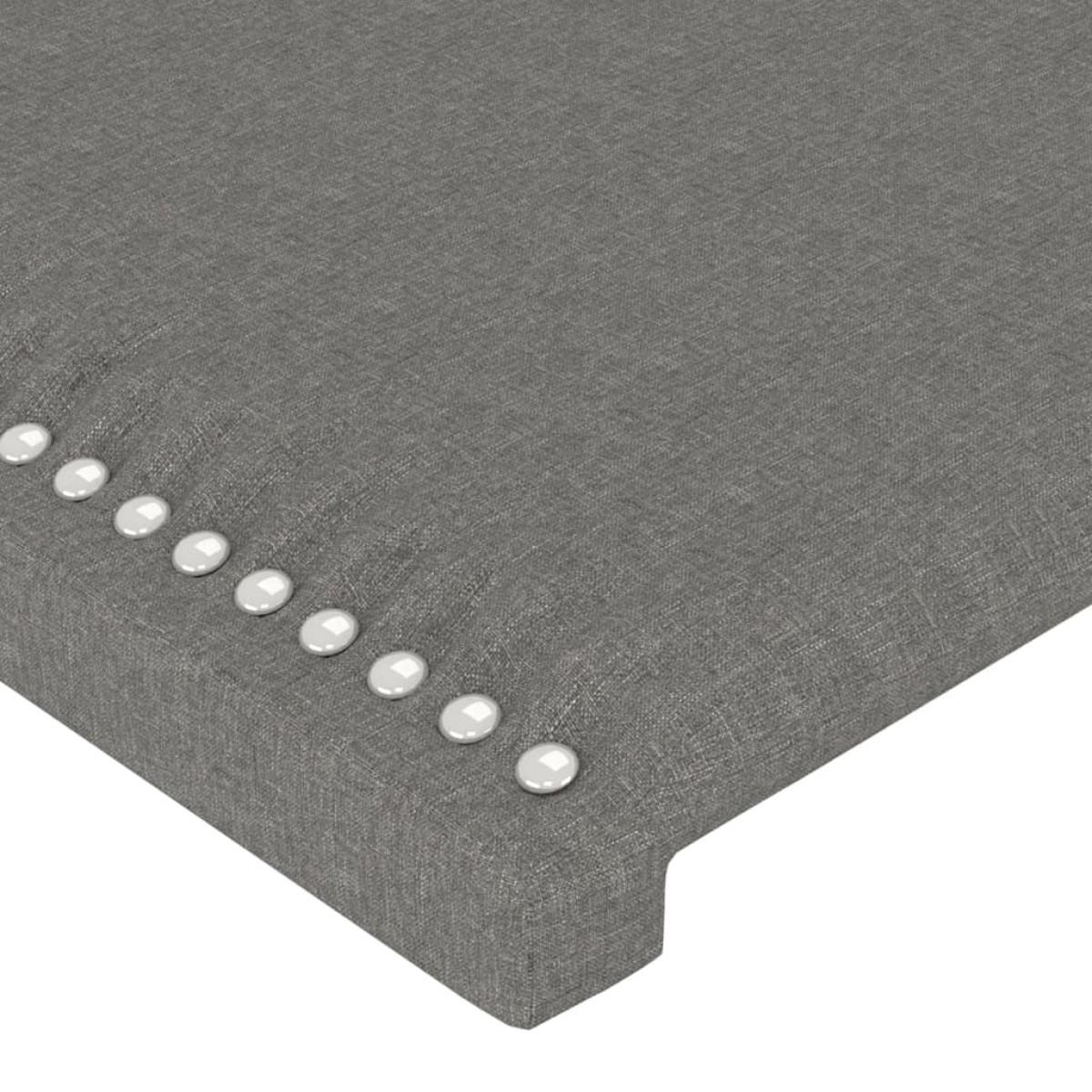 vidaXL Κεφαλάρι Κρεβατιού Σκούρο Γκρι 100x5x78/88 εκ. Υφασμάτινο