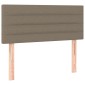 vidaXL Κεφαλάρι Κρεβατιού Taupe 100x5x78/88 εκ. Υφασμάτινο