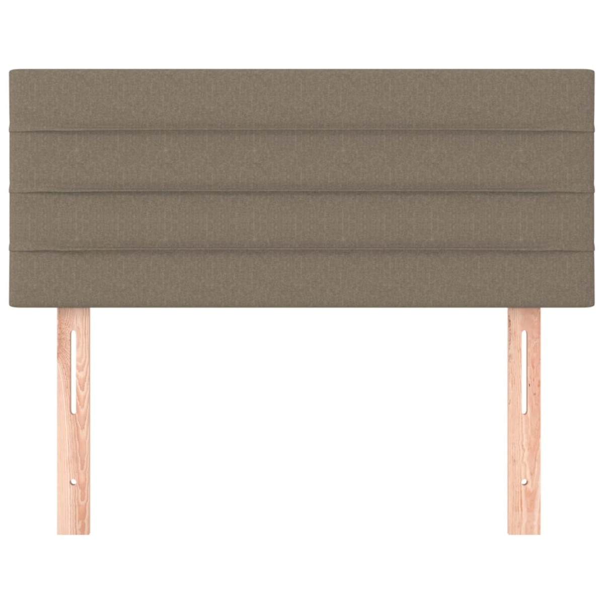 vidaXL Κεφαλάρι Κρεβατιού Taupe 100x5x78/88 εκ. Υφασμάτινο