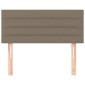 vidaXL Κεφαλάρι Κρεβατιού Taupe 100x5x78/88 εκ. Υφασμάτινο