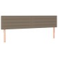 vidaXL Κεφαλάρια Κρεβατιού 2 τεμ. Taupe 90x5x78/88 εκ. Υφασμάτινο