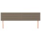 vidaXL Κεφαλάρια Κρεβατιού 2 τεμ. Taupe 90x5x78/88 εκ. Υφασμάτινο