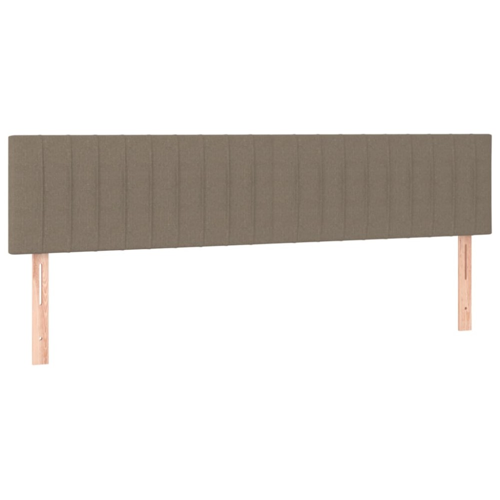 vidaXL Κεφαλάρια Taupe 160x5x78/88 εκ. Ύφασμα