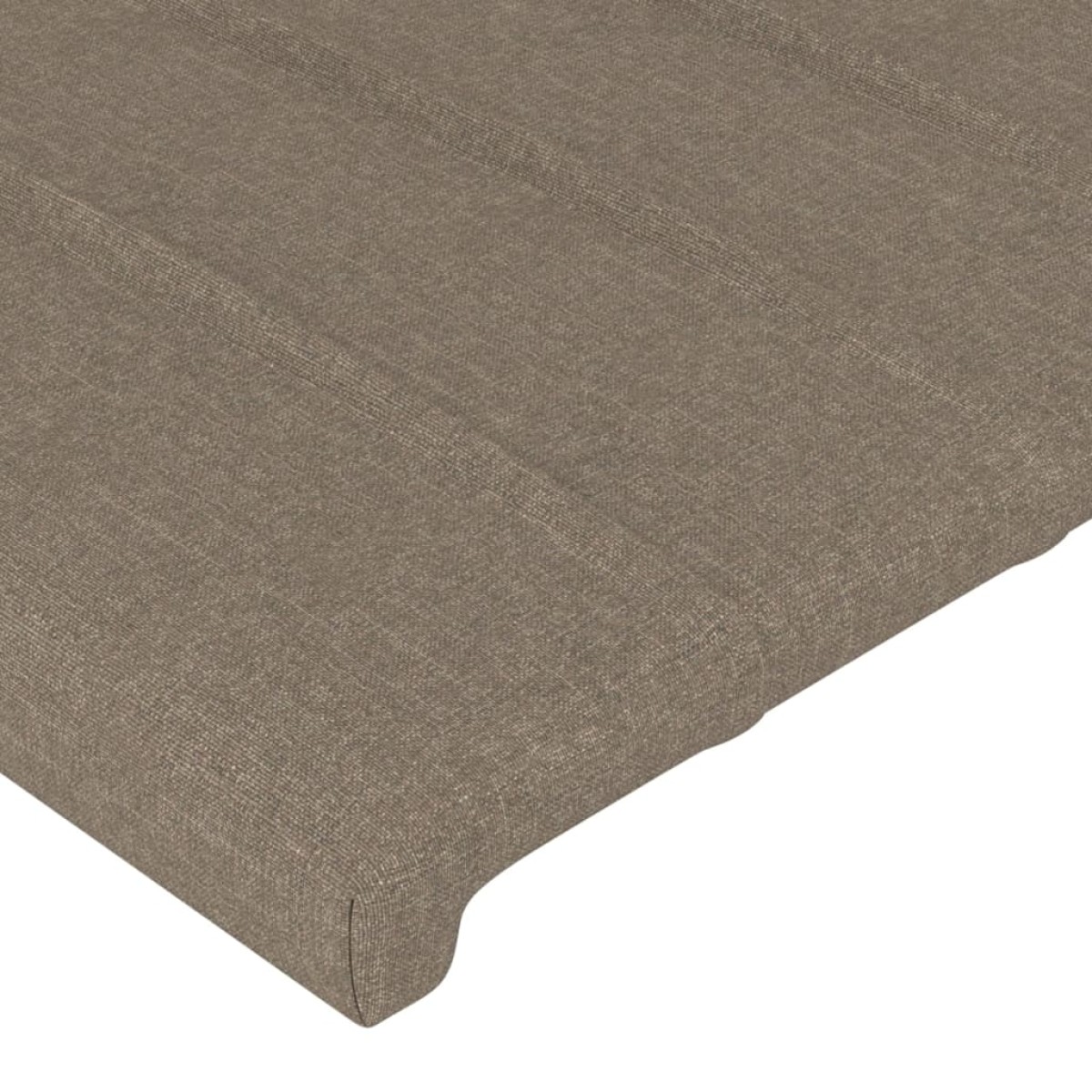 vidaXL Κεφαλάρια Κρεβατιού 2 τεμ. Taupe 80 x 5 x 78/88 εκ. Υφασμάτινο
