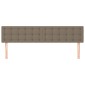 vidaXL Κεφαλάρια Κρεβατιού 2 τεμ. Taupe 100x5x78/88 εκ. Υφασμάτινο