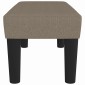 vidaXL Πάγκος Taupe 70 x 30 x 30 εκ. Υφασμάτινος