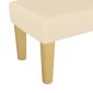 vidaXL Πάγκος Κρεμ 70 x 30 x 30 εκ. Υφασμάτινος