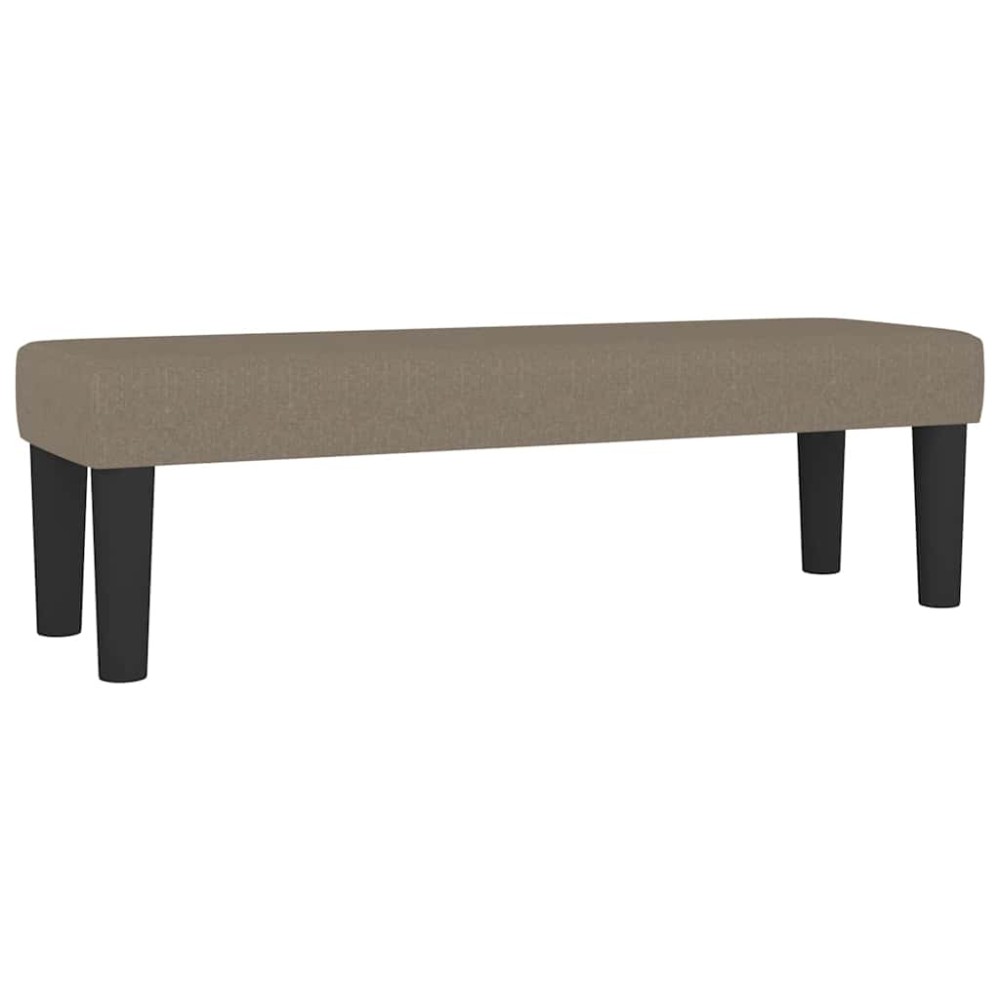 vidaXL Πάγκος Taupe 100x30x30 εκ. Υφασμάτινος