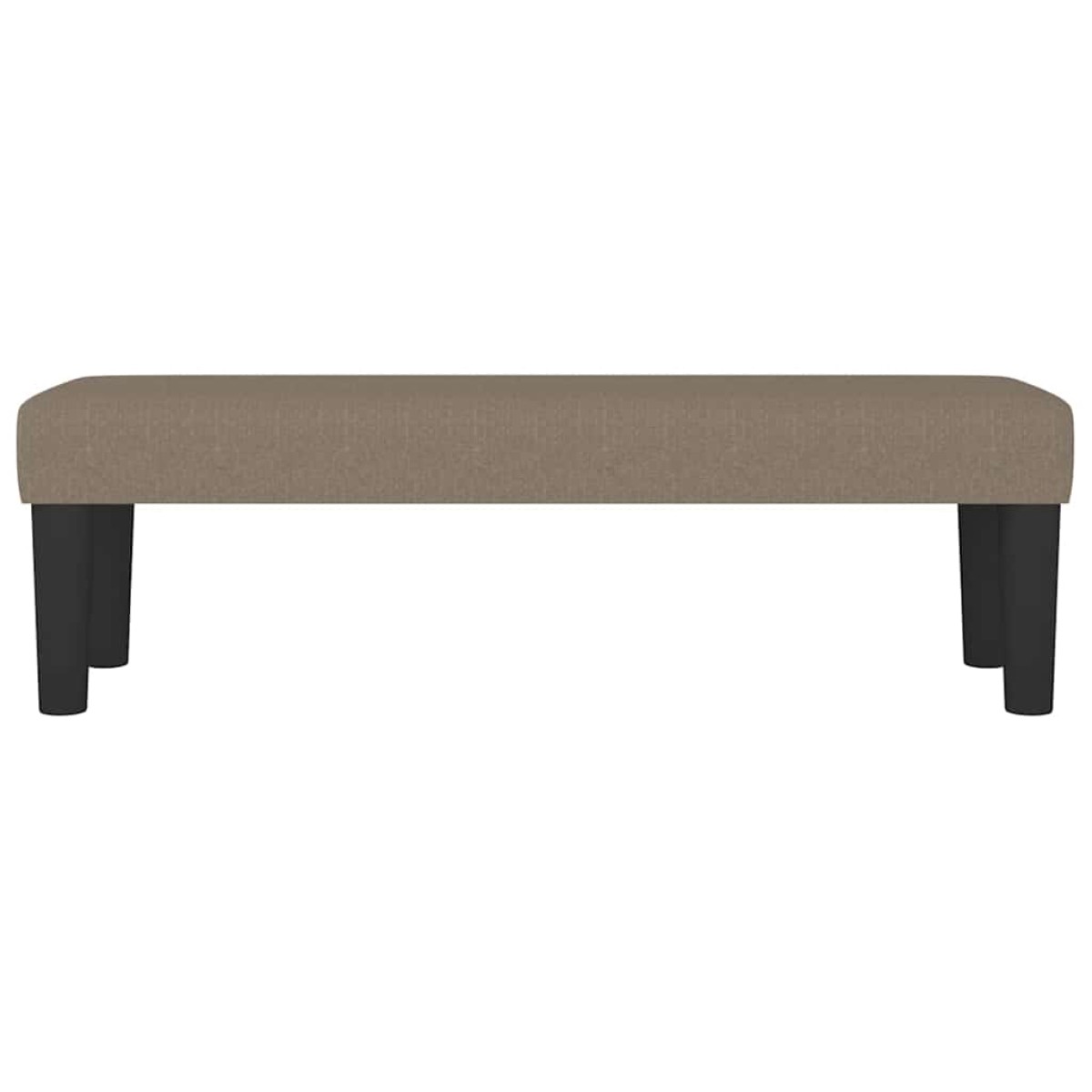 vidaXL Πάγκος Taupe 100x30x30 εκ. Υφασμάτινος
