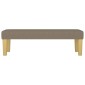 vidaXL Πάγκος Taupe 100x30x30 εκ. Υφασμάτινος