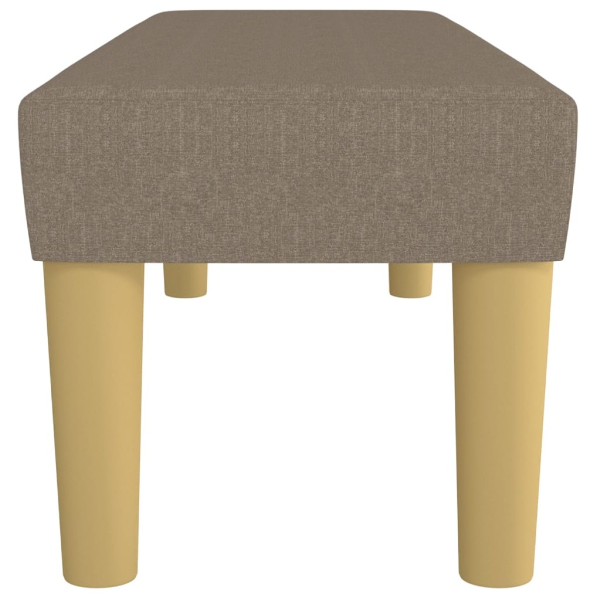 vidaXL Πάγκος Taupe 100x30x30 εκ. Υφασμάτινος