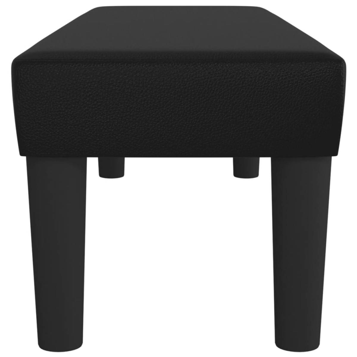 vidaXL Πάγκος Μαύρος 100x30x30 εκ. από Συνθετικό Δέρμα
