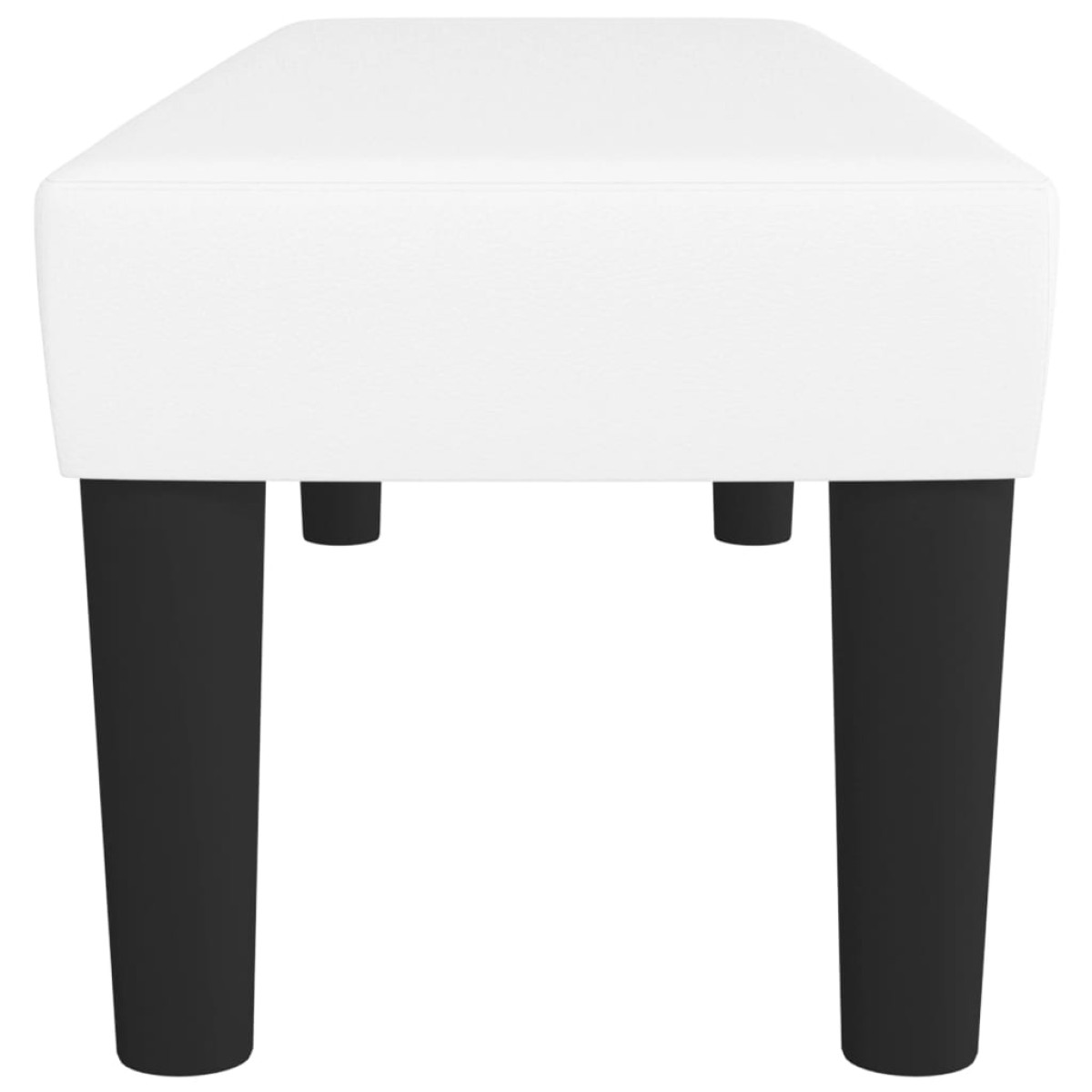vidaXL Πάγκος Λευκός 100x30x30 εκ. από Συνθετικό Δέρμα