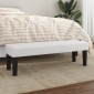 vidaXL Πάγκος Λευκός 100x30x30 εκ. από Συνθετικό Δέρμα