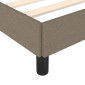 vidaXL Πλαίσιο Κρεβατιού Taupe 80x200 εκ. Υφασμάτινο