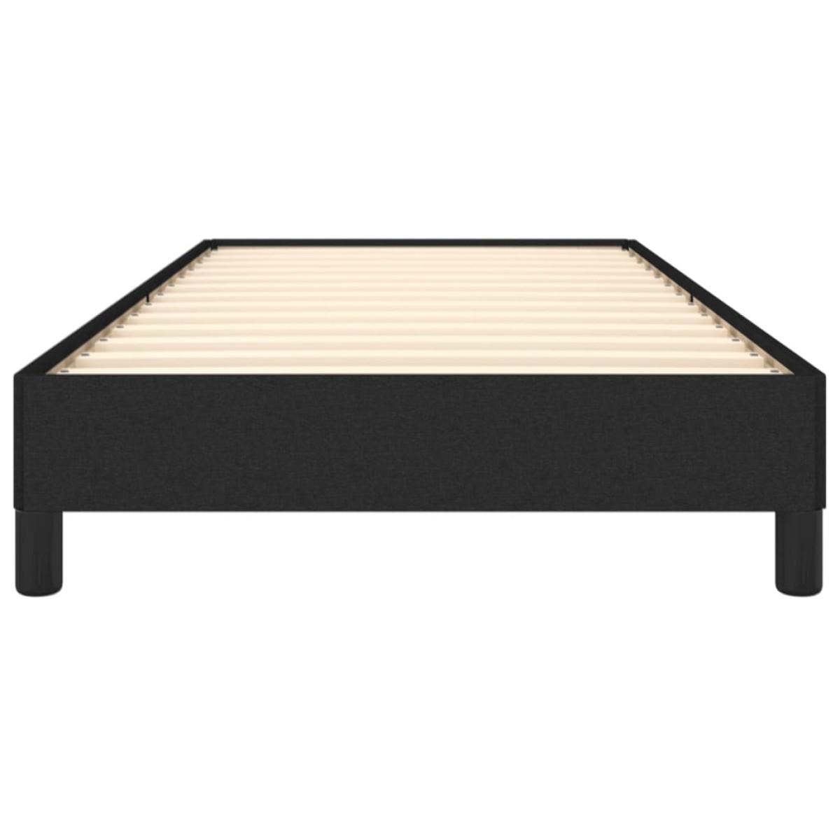 vidaXL Πλαίσιο Κρεβατιού Boxspring Μαύρο 100 x 200 εκ. Υφασμάτινο