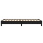 vidaXL Πλαίσιο Κρεβατιού Boxspring Μαύρο 100 x 200 εκ. Υφασμάτινο