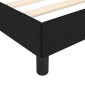 vidaXL Πλαίσιο Κρεβατιού Μαύρο 120x200 εκ. Υφασμάτινο