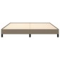 vidaXL Πλαίσιο Κρεβατιού Taupe 160x200 εκ. Υφασμάτινο