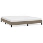 vidaXL Πλαίσιο Κρεβατιού Taupe 180x200 εκ. Υφασμάτινο