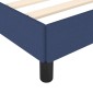 vidaXL Πλαίσιο Κρεβατιού Μπλε 180x200 εκ. Υφασμάτινο