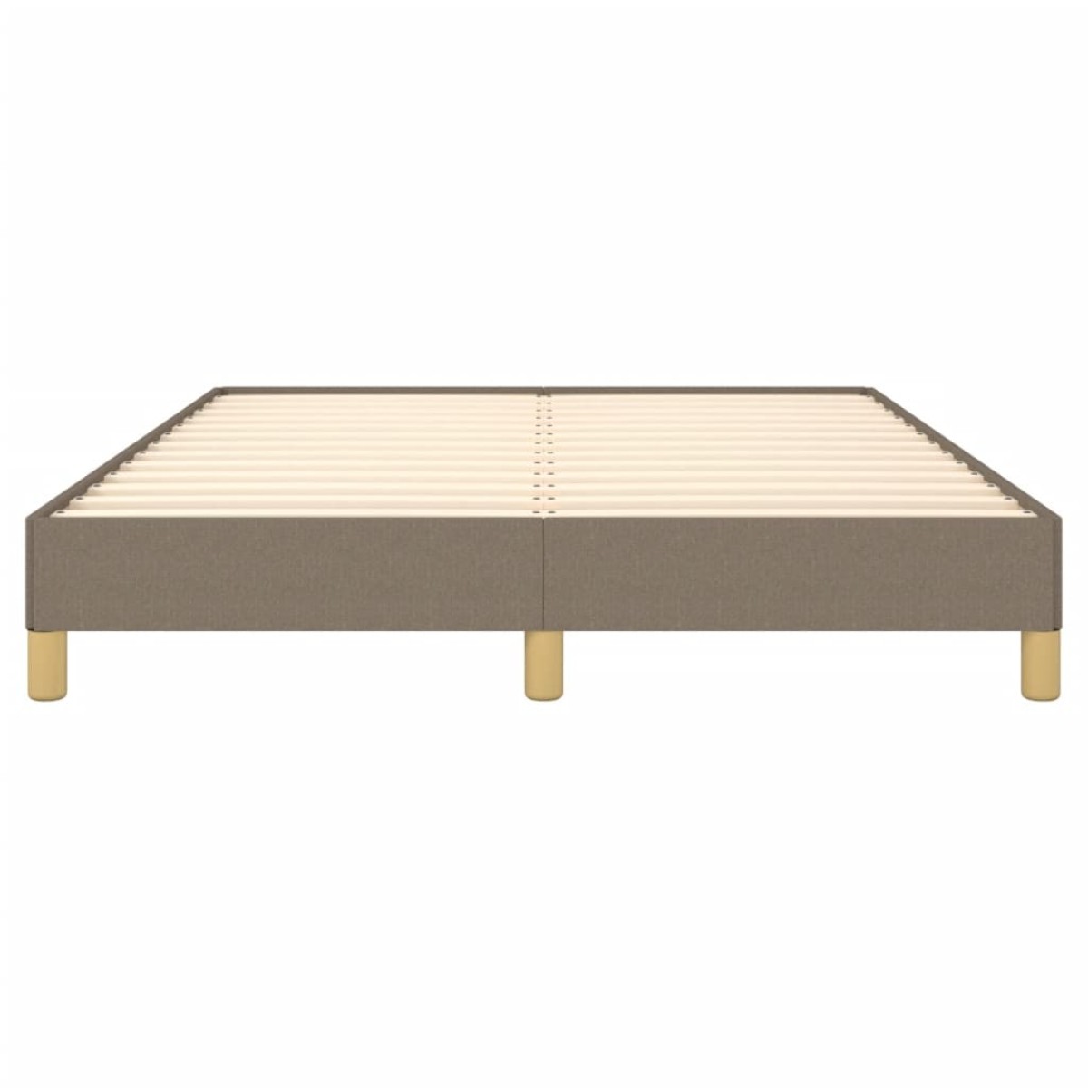vidaXL Πλαίσιο Κρεβατιού Taupe 140x200 εκ. Υφασμάτινο