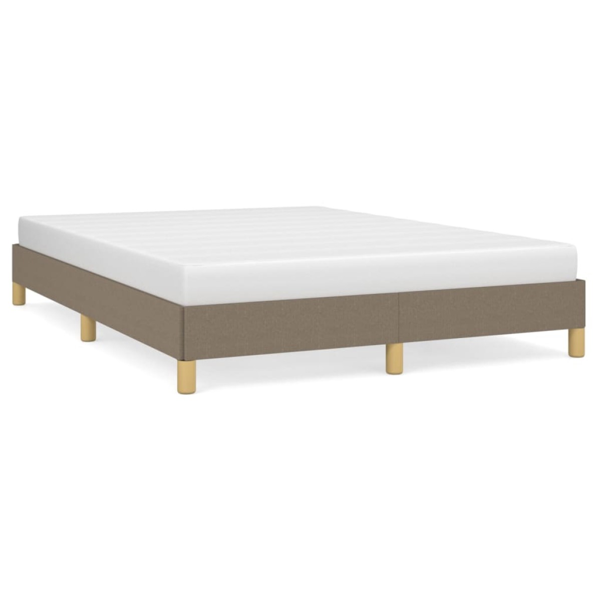 vidaXL Πλαίσιο Κρεβατιού Taupe 160x200 εκ. Υφασμάτινο