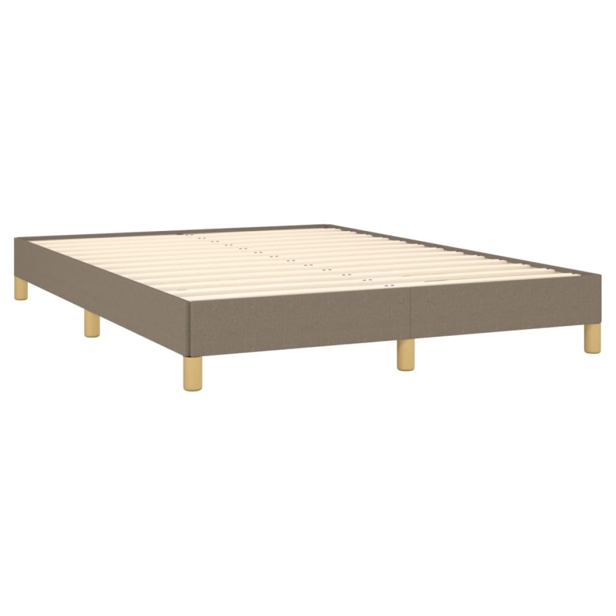 vidaXL Πλαίσιο Κρεβατιού Taupe 160x200 εκ. Υφασμάτινο