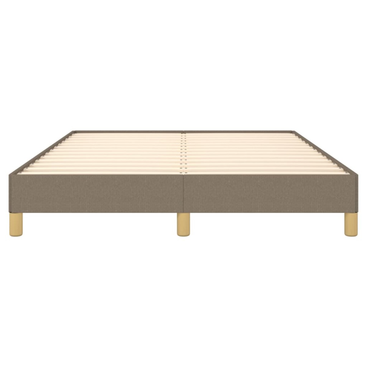 vidaXL Πλαίσιο Κρεβατιού Taupe 160x200 εκ. Υφασμάτινο