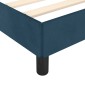 vidaXL Πλαίσιο Κρεβατιού Σκούρο Μπλε 120 x 200 εκ. Βελούδινο