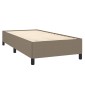 vidaXL Πλαίσιο Κρεβατιού Taupe 80x200 εκ. Υφασμάτινο