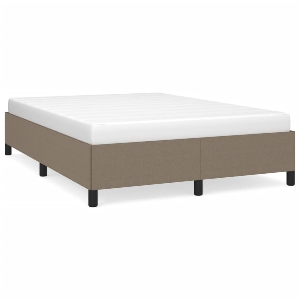 vidaXL Πλαίσιο Κρεβατιού Taupe 140x200 εκ. Υφασμάτινο