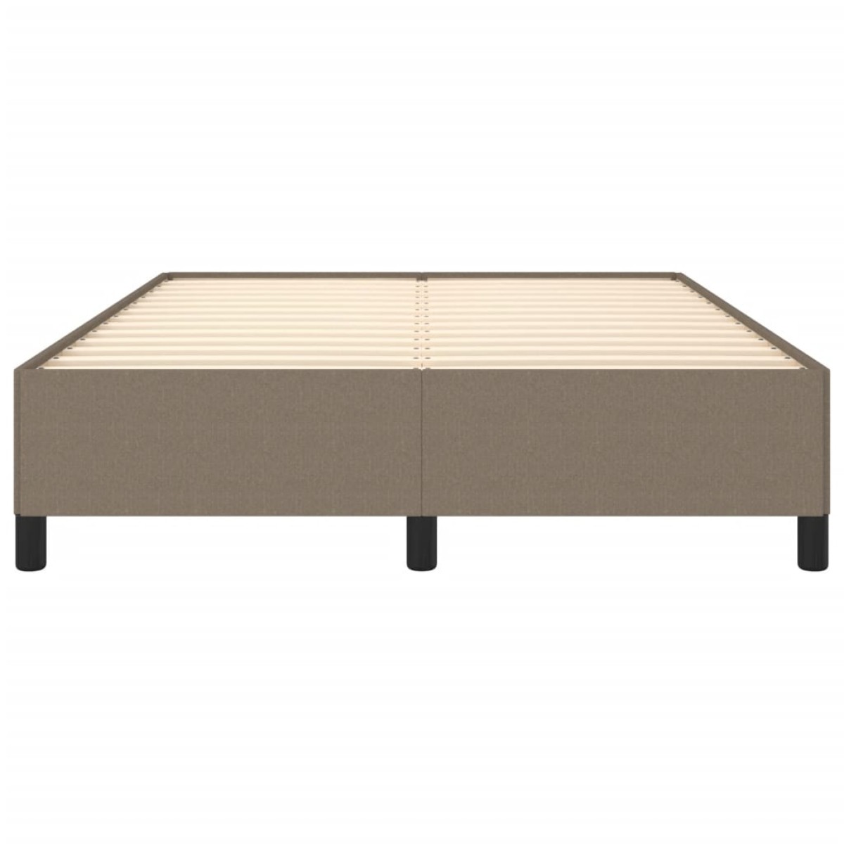 vidaXL Πλαίσιο Κρεβατιού Taupe 140x200 εκ. Υφασμάτινο