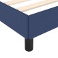 vidaXL Πλαίσιο Κρεβατιού Μπλε 140x200 εκ. Υφασμάτινο