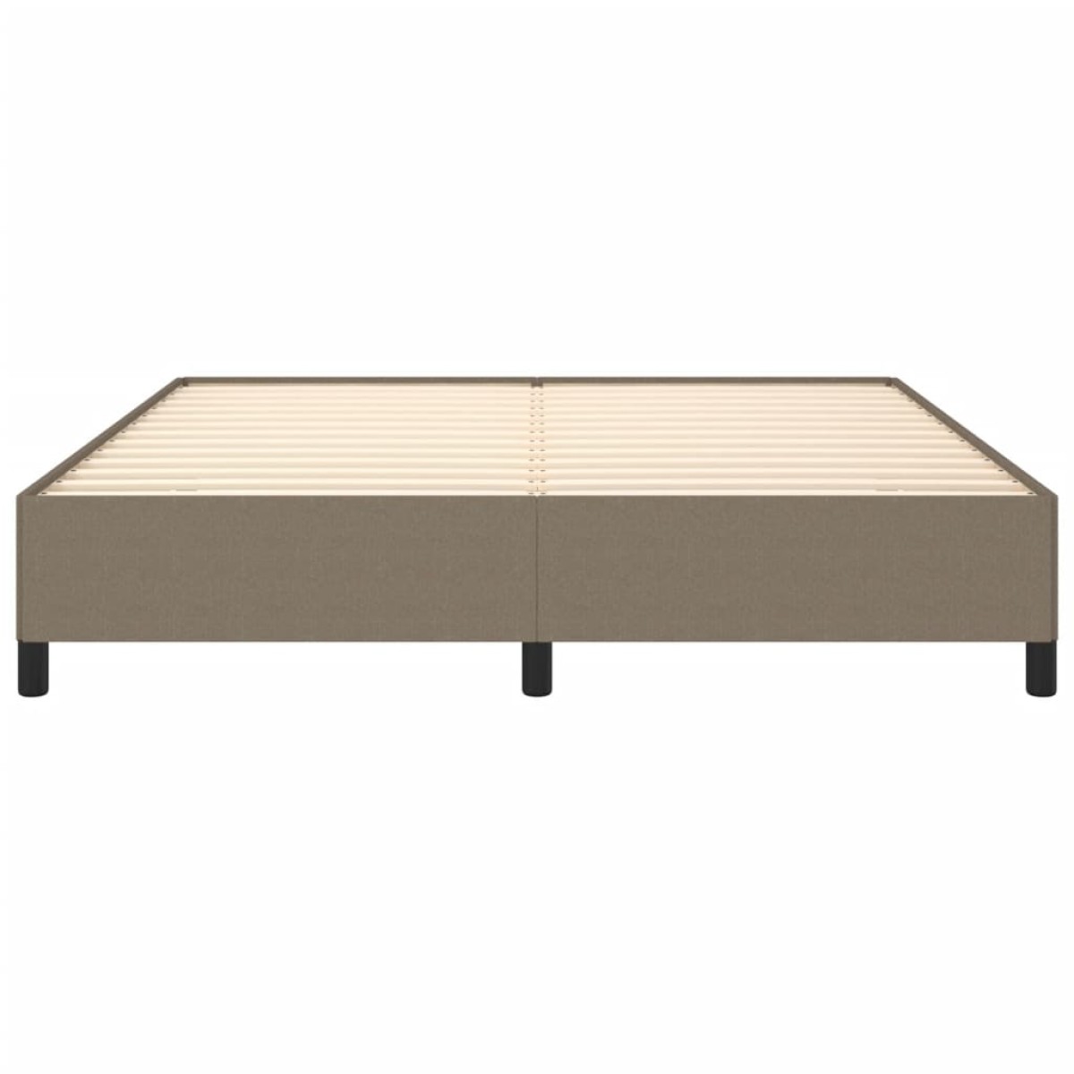 vidaXL Πλαίσιο Κρεβατιού Taupe 180x200 εκ. Υφασμάτινο