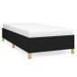 vidaXL Πλαίσιο Κρεβατιού Boxspring Μαύρο 100 x 200 εκ. Υφασμάτινο