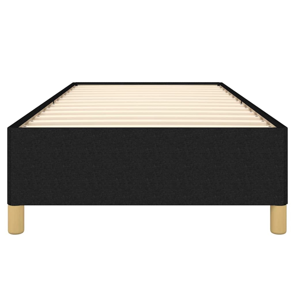 vidaXL Πλαίσιο Κρεβατιού Boxspring Μαύρο 100 x 200 εκ. Υφασμάτινο
