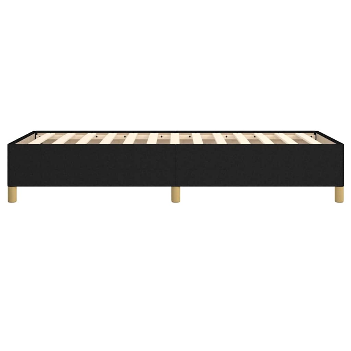 vidaXL Πλαίσιο Κρεβατιού Boxspring Μαύρο 100 x 200 εκ. Υφασμάτινο