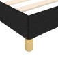 vidaXL Πλαίσιο Κρεβατιού Boxspring Μαύρο 100 x 200 εκ. Υφασμάτινο