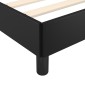 vidaXL Πλαίσιο Κρεβατιού Μαύρο 120 x 200 εκ. από Συνθετικό Δέρμα