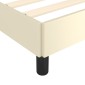 vidaXL Πλαίσιο Κρεβατιού Κρεμ 120 x 200 εκ. από Συνθετικό Δέρμα