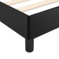 vidaXL Πλαίσιο Κρεβατιού Μαύρο 160x200 εκ. από Συνθετικό Δέρμα