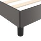 vidaXL Πλαίσιο Κρεβατιού Γκρι 160x200 εκ. από Συνθετικό Δέρμα