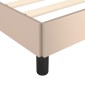vidaXL Πλαίσιο Κρεβατιού Καπουτσίνο 160x200 εκ. από Συνθετικό Δέρμα