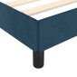 vidaXL Πλαίσιο Κρεβατιού Σκούρο Μπλε 120 x 200 εκ. Βελούδινο