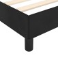 vidaXL Πλαίσιο Κρεβατιού Μαύρο180x200 εκ. Βελούδινο
