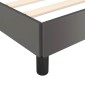 vidaXL Πλαίσιο Κρεβατιού με Κεφαλάρι Γκρι 180x200 εκ. Συνθετικό Δέρμα