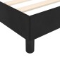 vidaXL Πλαίσιο Κρεβατιού με Κεφαλάρι Μαύρο 180x200 εκ. Βελούδινο