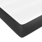 vidaXL Στρώμα με Pocket Springs Μαύρο 80x200x20 εκ. Συνθετικό Δέρμα